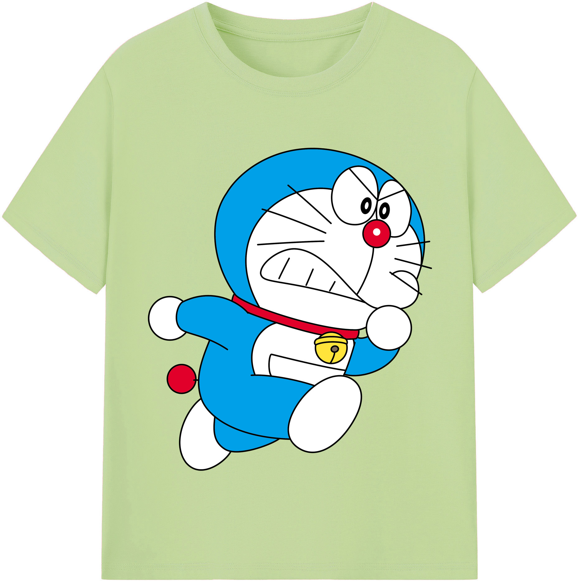 （画像用） ドラえもん Doraemon 綿100％半袖Tシャツ（フロントプリント）